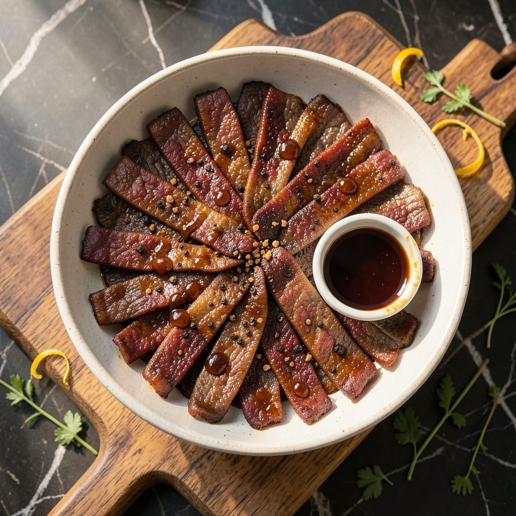 BBQ Beef Jerky Recipe: Smoky Chewy Bites With Bold Spice BBQ Beef Jerky Recipe: Smoky Chewy Bites With Bold Spice