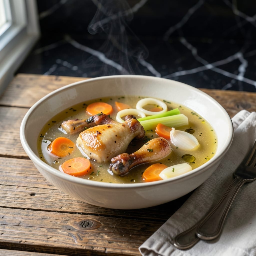 Best Chicken Bone Broth Recipe: Golden Elixir of Gut-Healing Goodness