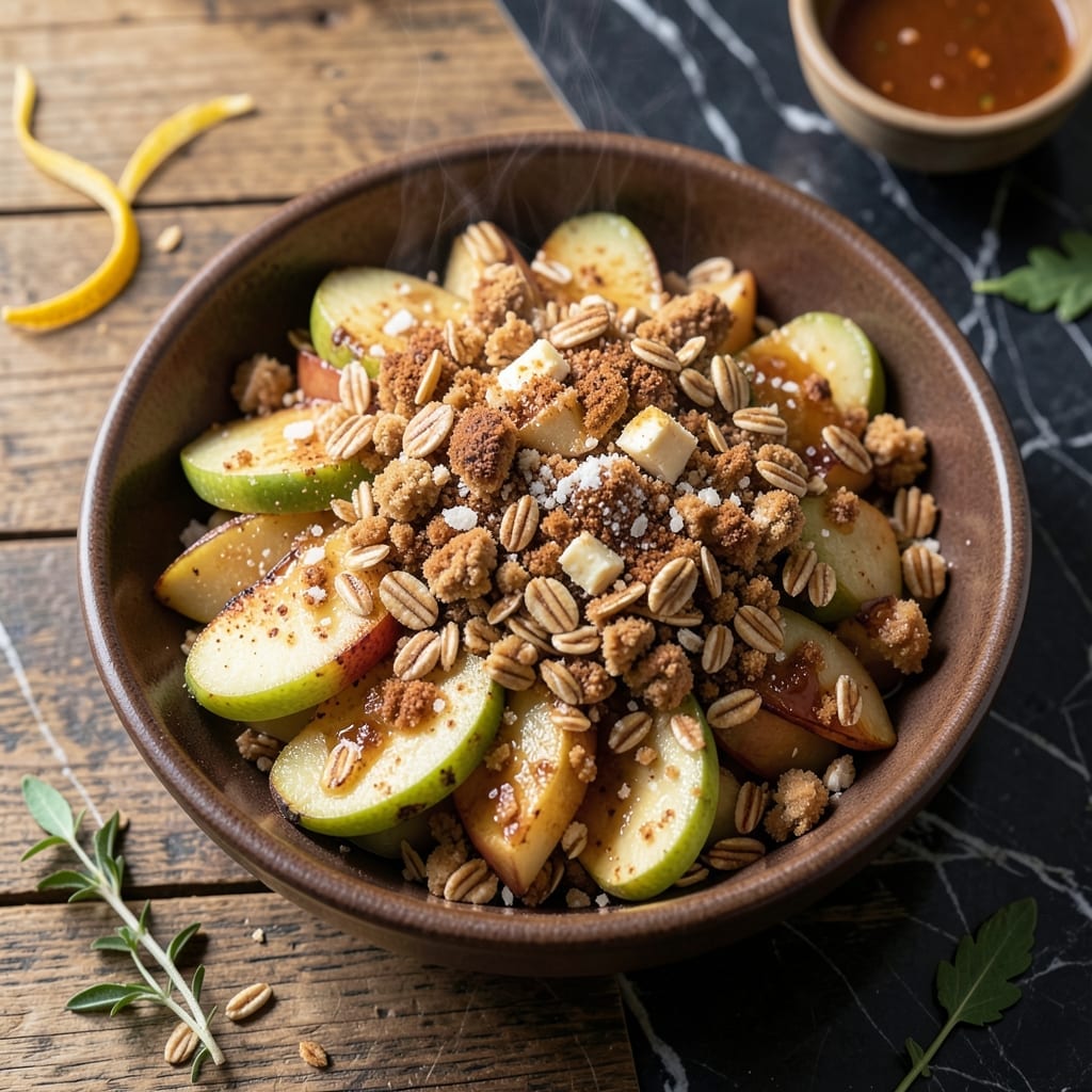 Crisp Recipe For Apple Crisp: Buttery Oat Topping With Cinnamon-Spiced Apples Crisp Recipe For Apple Crisp: Buttery Oat Topping With Cinnamon-Spiced Apples