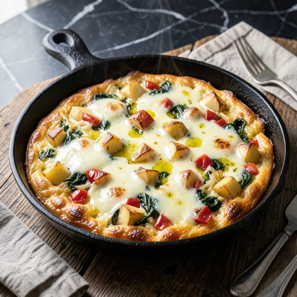 Potato Egg Frittata Recipe Baked: Rustic Breakfast in One Pan