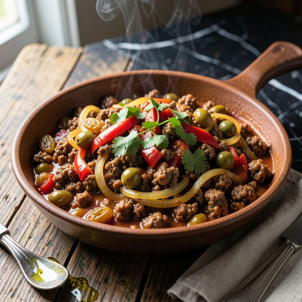 Picadillo Puerto Rican Recipe With Ground Beef: Sofrito-Infused Island Flavors Picadillo Puerto Rican Recipe With Ground Beef: Sofrito-Infused Island Flavors