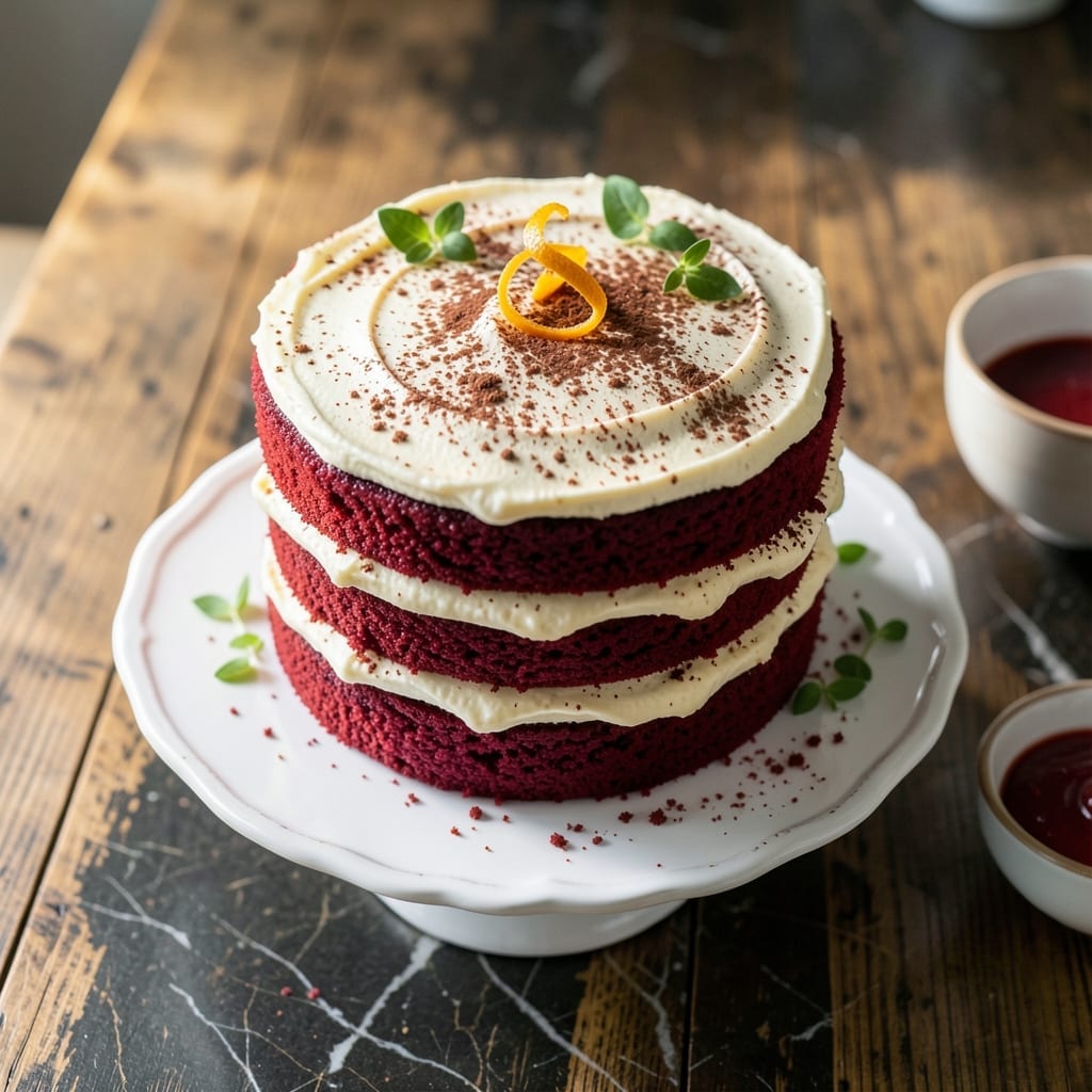 Ina Garten's Red Velvet Cake Recipe: Classic Layers With Cream Cheese Frosting Ina Garten's Red Velvet Cake Recipe: Classic Layers With Cream Cheese Frosting