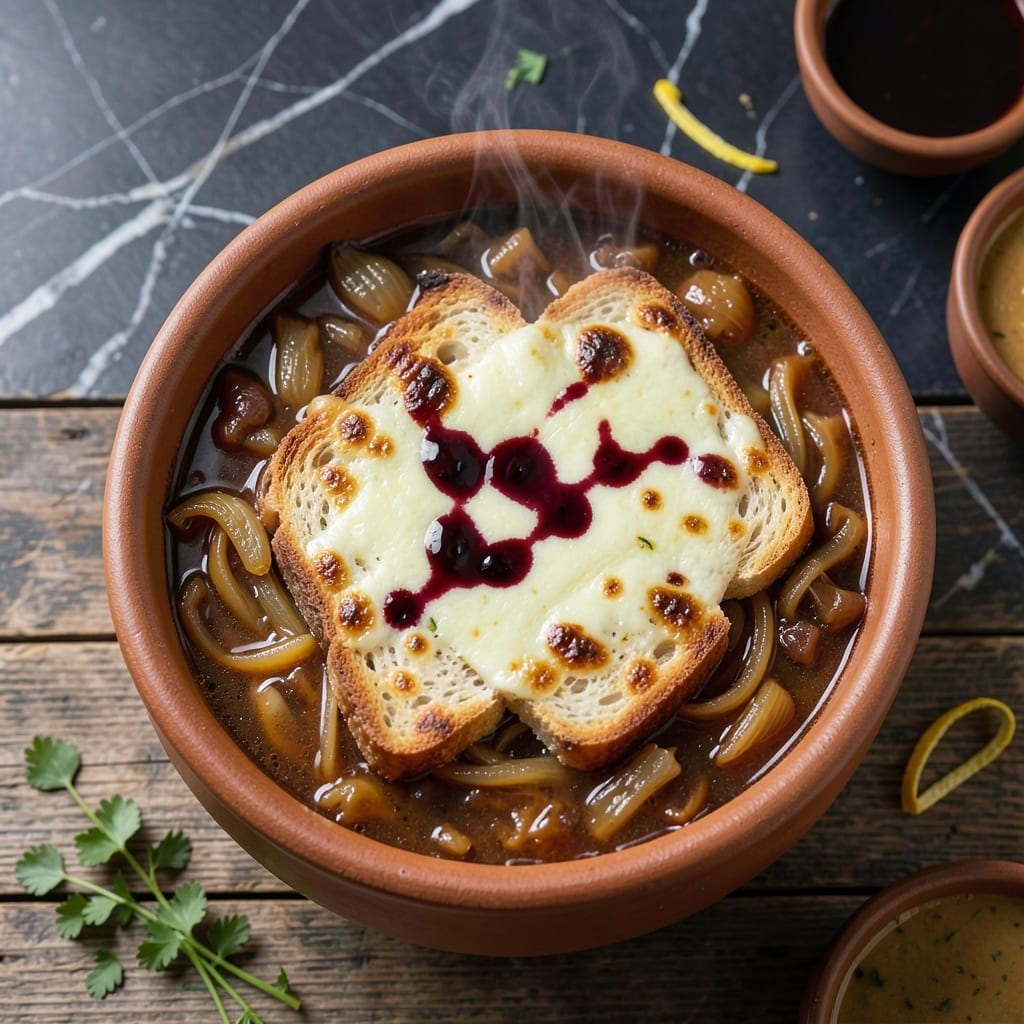 French Onion Soup Recipe With Red Wine: Deep Umami Flavor in Every Spoon French Onion Soup Recipe With Red Wine: Deep Umami Flavor in Every Spoon