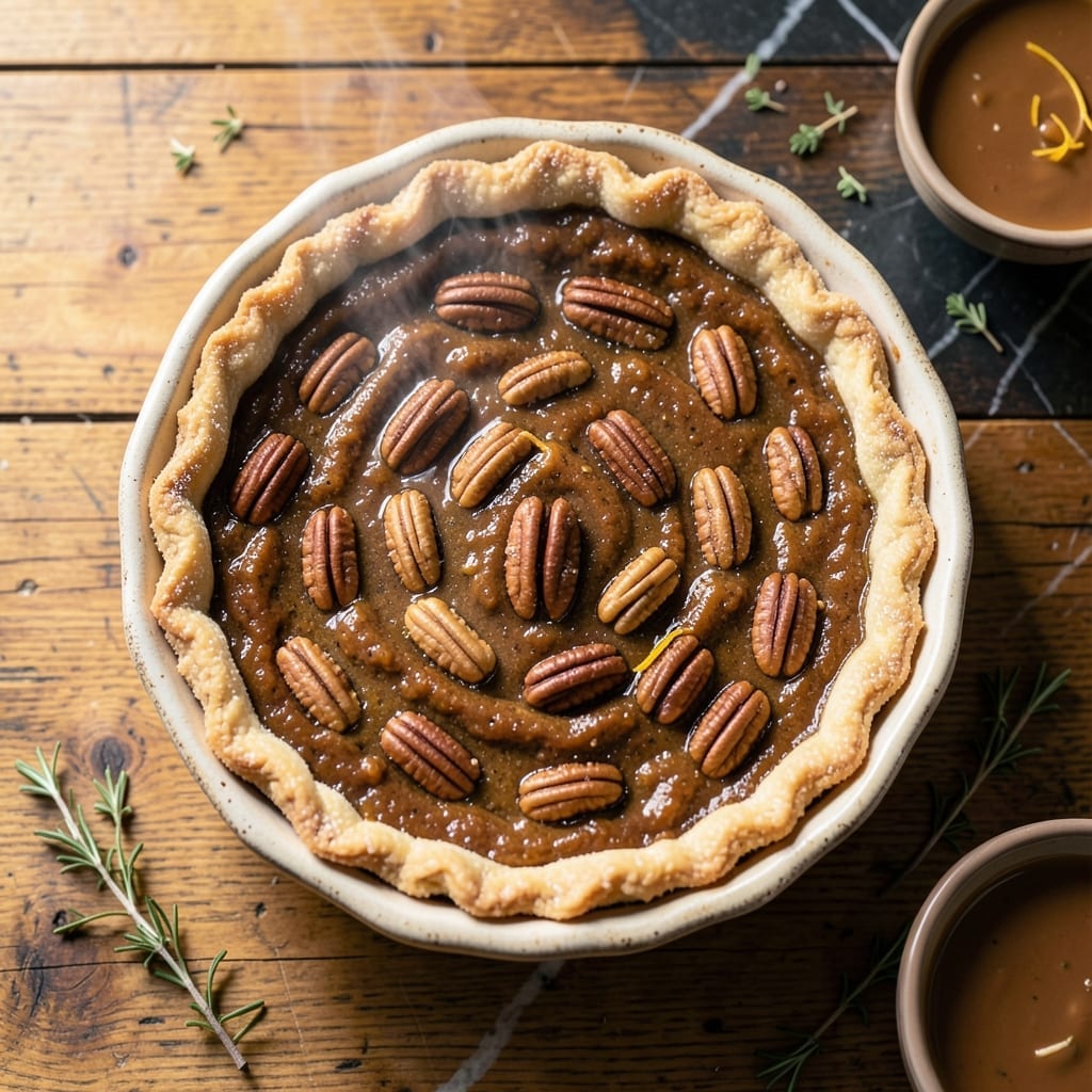 Pecan Pie Recipe Without Eggs: Rich and Gooey With a Flaky Crust