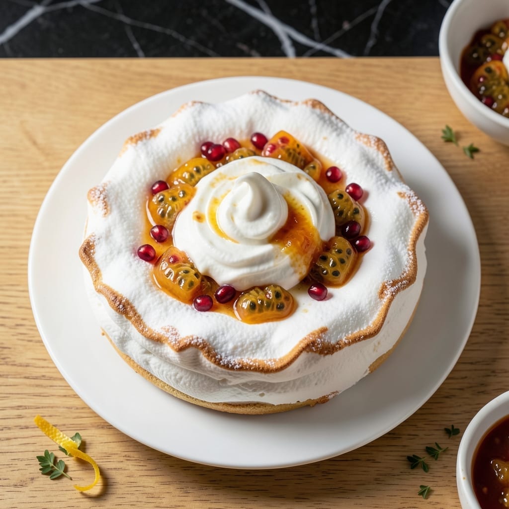 Pavlova Recipe Pavlova: Light Pillowy Meringue With Fresh Berries