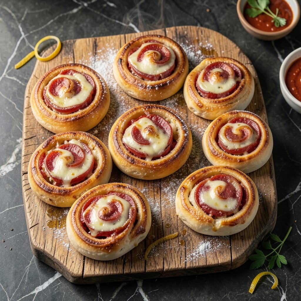 Pepperoni Roll Recipe With Pizza Dough: Cheesy Twists in 30 Minutes
