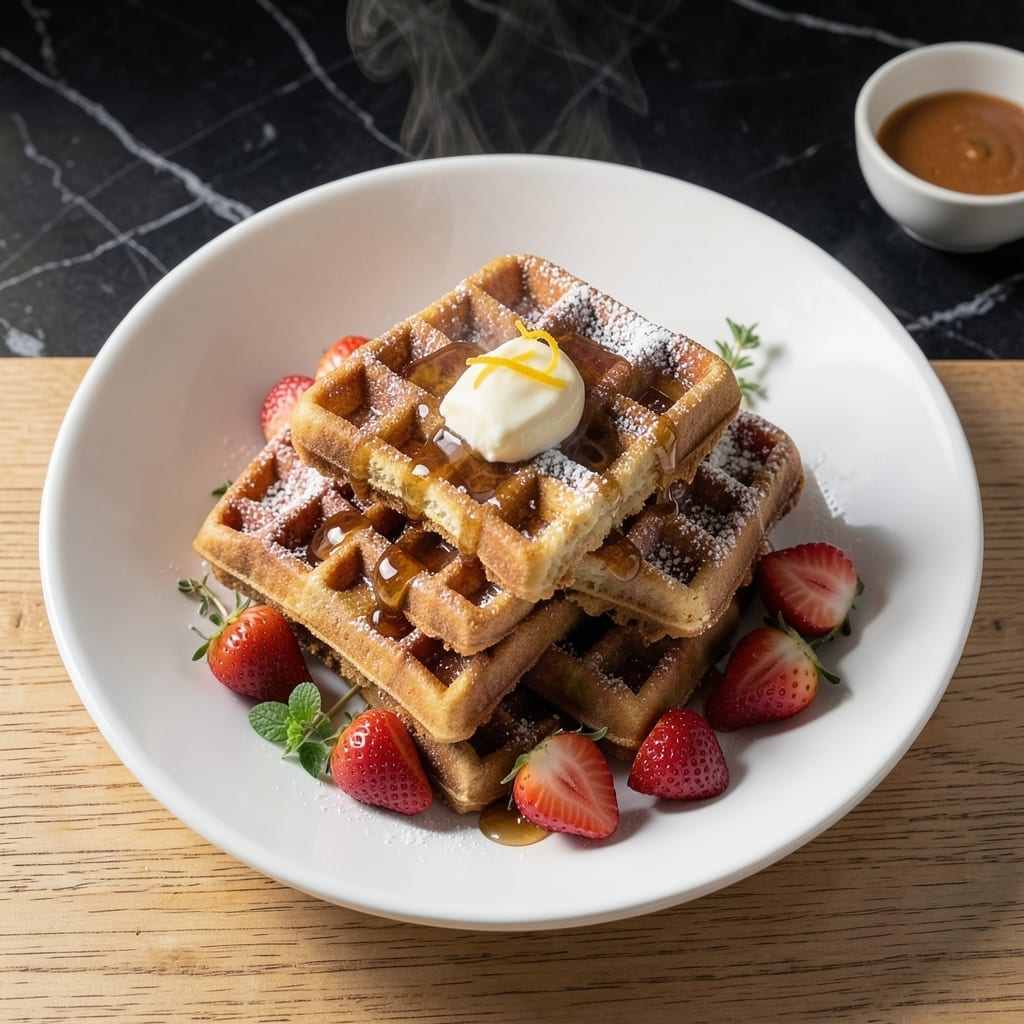 Emeril's Belgian Waffle Recipe: Crispy Edges and Airy Centers