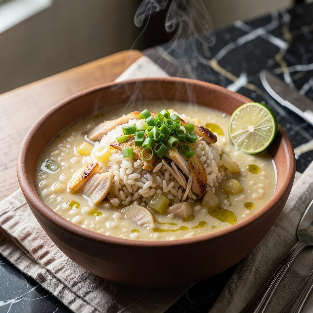 Recipe Arroz Caldo Filipino: Ginger-Infused Chicken Rice Porridge Recipe Arroz Caldo Filipino: Ginger-Infused Chicken Rice Porridge