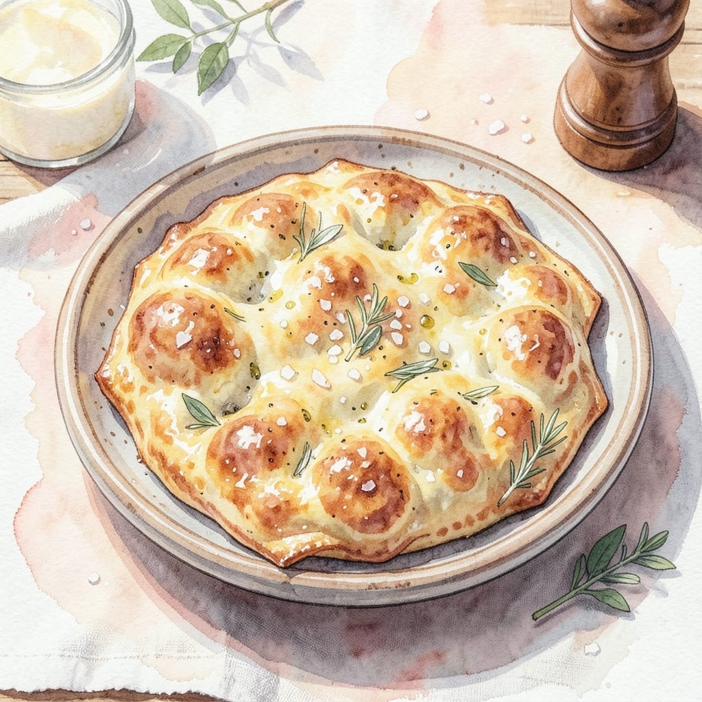 Focaccia Recipe Without Yeast: FluffyTexture in 60 Minutes
