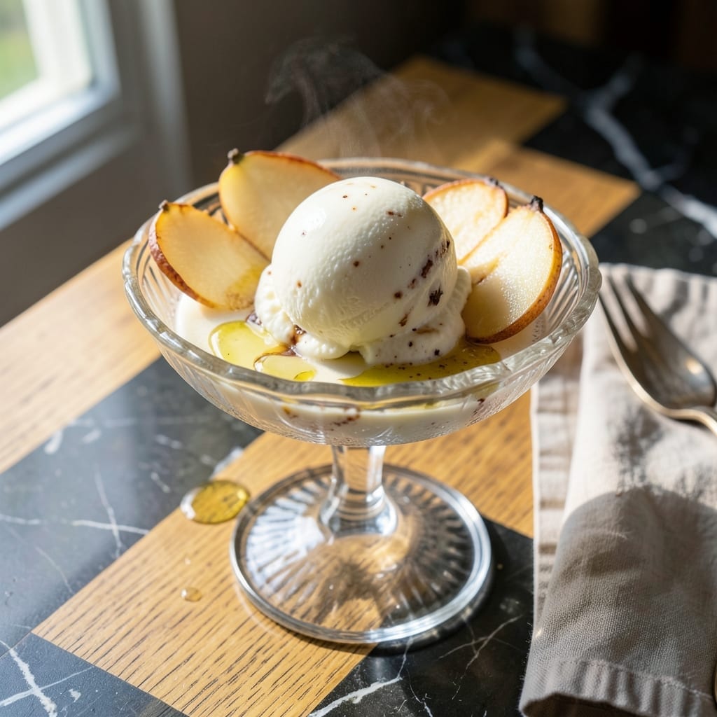 Pear Ice Cream Recipe UK: Silky Smooth British Dessert Delight Pear Ice Cream Recipe UK: Silky Smooth British Dessert Delight