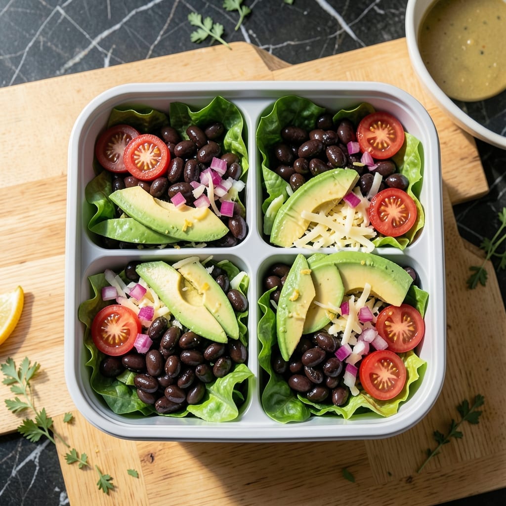 No Cook Taco Salad Bento Box Recipe: Fresh Layers Without the Heat