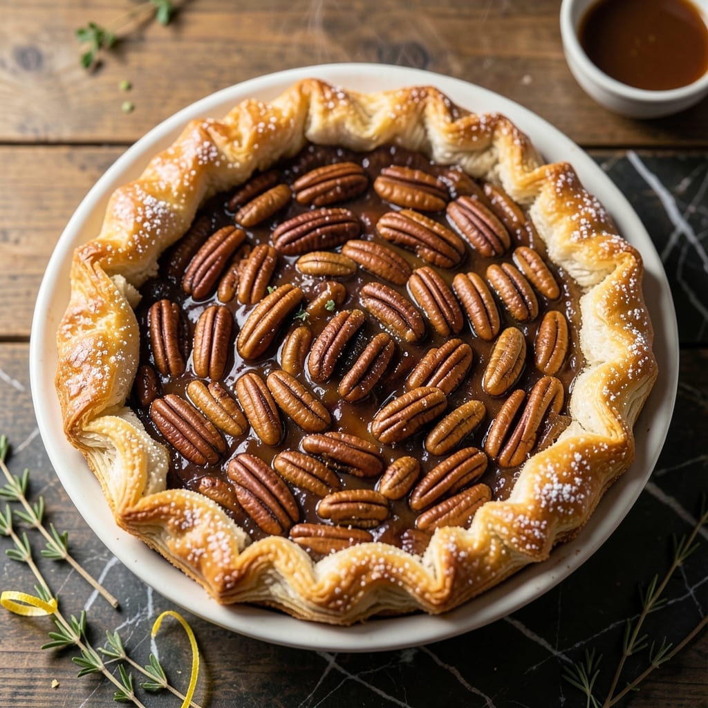 Pecan Pie Recipe With Puff Pastry: Flaky Layers With Rich Pecan Filling