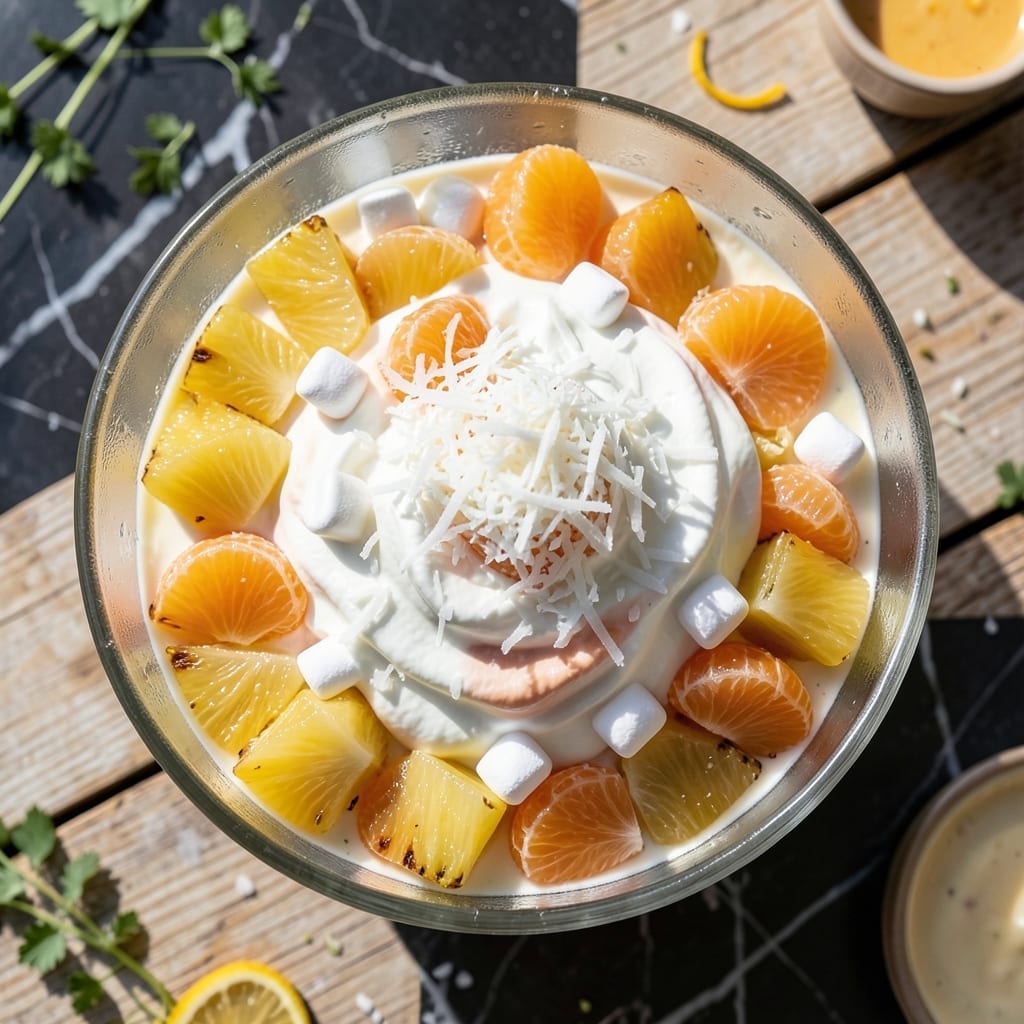 Ambrosia Salad Recipe With Cool Whip: Retro Creamy Fruit Delight Ambrosia Salad Recipe With Cool Whip: Retro Creamy Fruit Delight