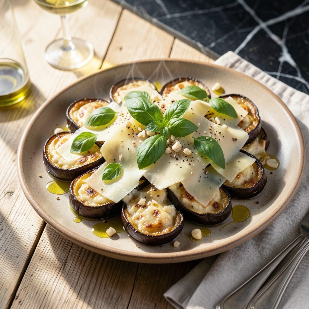 Cook's Country Eggplant Pecorino Recipe: Baked Layers of Cheesy Goodness Cook's Country Eggplant Pecorino Recipe: Baked Layers of Cheesy Goodness