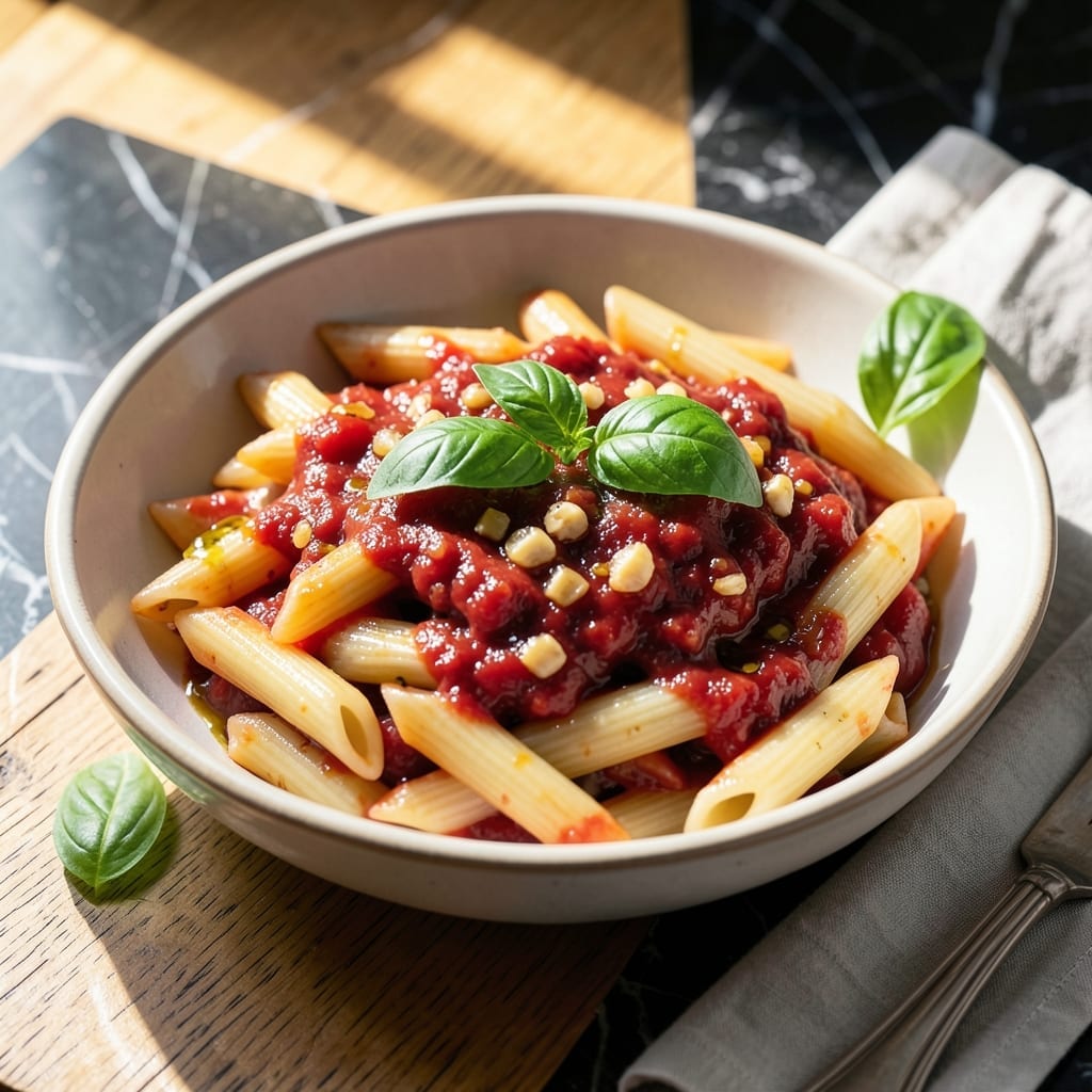 Pasta With Pasta Sauce Recipe Vegetarian: Garden-Fresh Medley in Every Bite