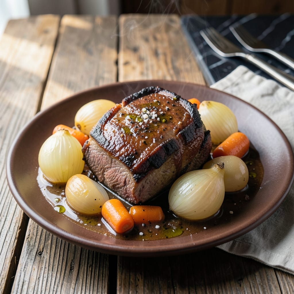 Paula Deen's Pot Roast Recipe Slow Cooker: Melt-in-Your-Mouth Tenderness With Root Vegetables Paula Deen's Pot Roast Recipe Slow Cooker: Melt-in-Your-Mouth Tenderness With Root Vegetables