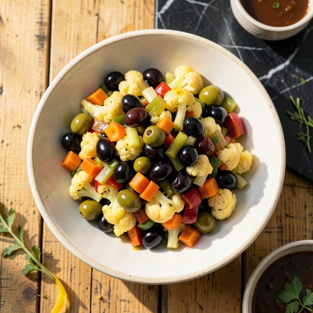 Italian Olive Salad Recipe Muffuletta: Briny Tangy Mix for Iconic Sandwiches