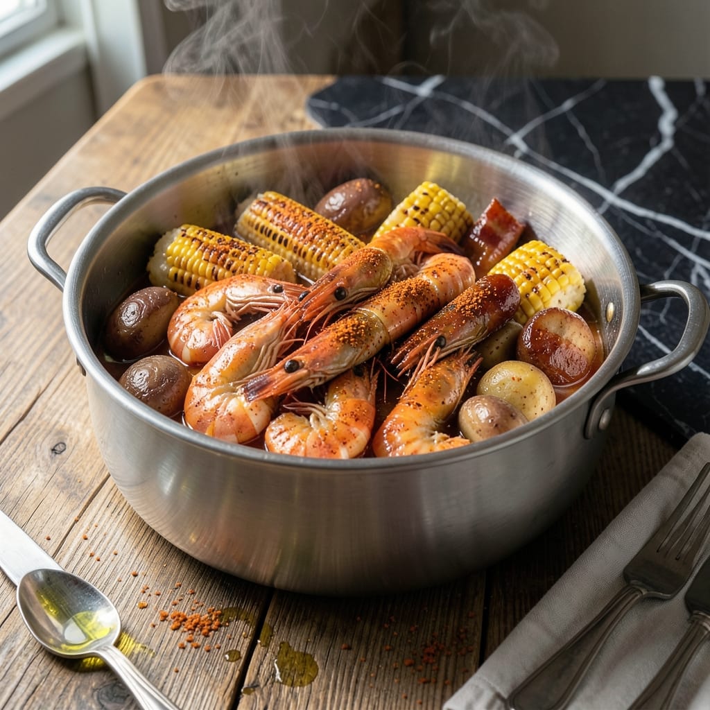 Shrimp Boil Recipe Spicy: Cajun-Style Kick With Corn and Potatoes