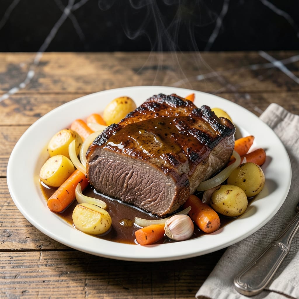 Chuck Roast Recipe Slow Cooker: Melt-In-Your-Mouth Beef with Root Vegetables