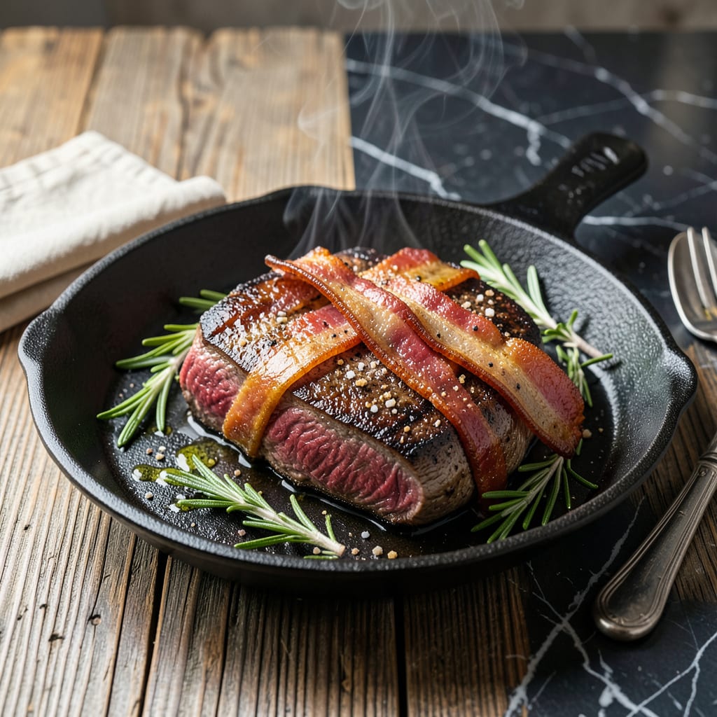 Bacon Wrapped Sirloin Recipe: Smoky Depth with Juicy Centers illustration with key details
