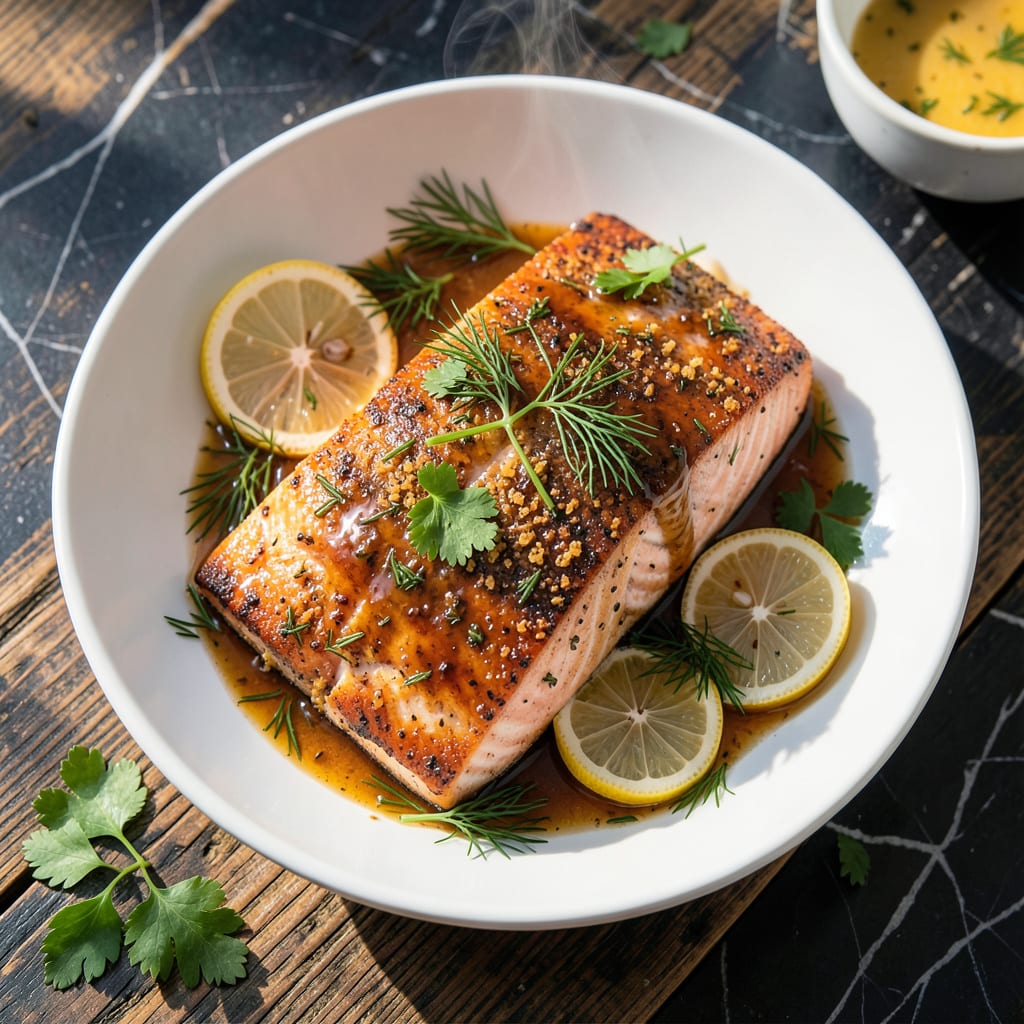 Comprehensive baked coho salmon recipe visual reference