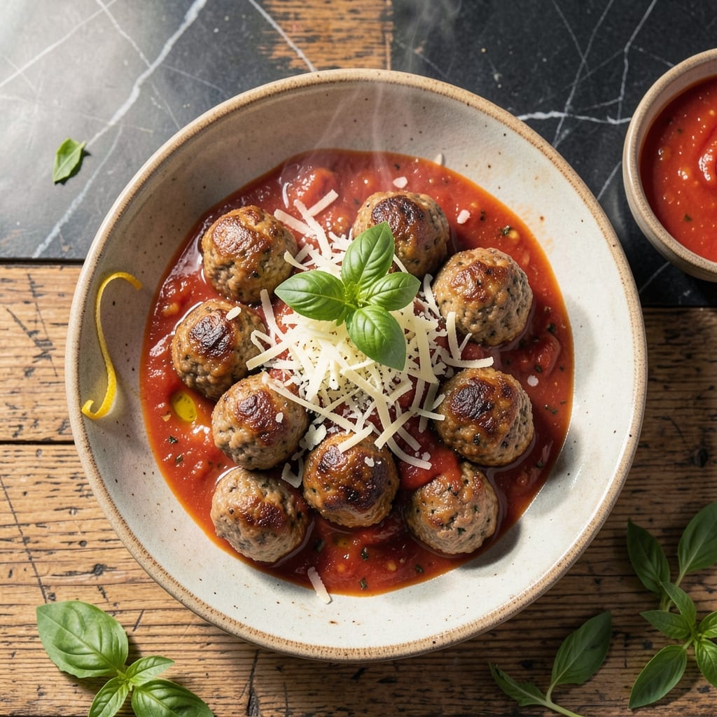Meatball Recipe: Italian-Style Juicy Bites With Herbed Breadcrumbs Meatball Recipe: Italian-Style Juicy Bites With Herbed Breadcrumbs