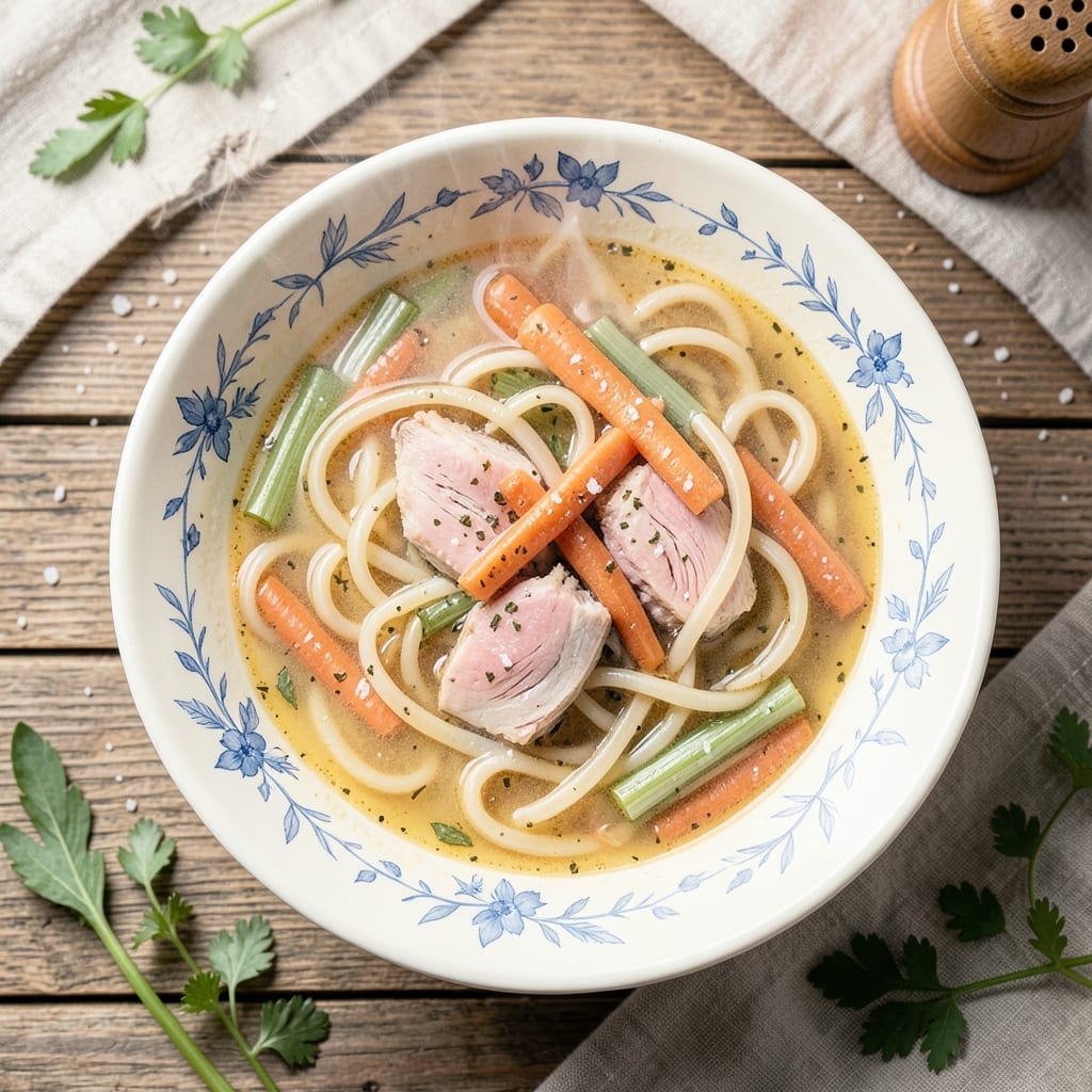 Chicken Noodle Soup Recipe: Grandma's Classic Nostalgic Bowl