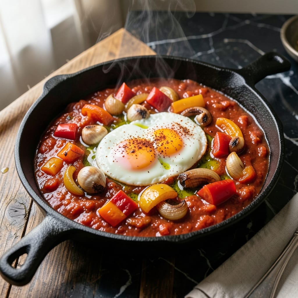 Shakshuka Recipe NYT: Spiced Tomato Sauce With Poached Eggs