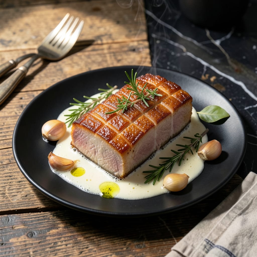 Pork Belly Recipe in Milk: Silky Texture With Unconventional Braise Pork Belly Recipe in Milk: Silky Texture With Unconventional Braise