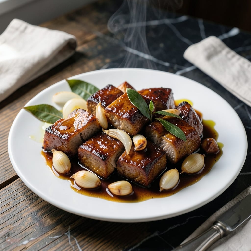 Pork Lomo Recipe Filipino: Sweet and Garlicky Braised Pork Belly