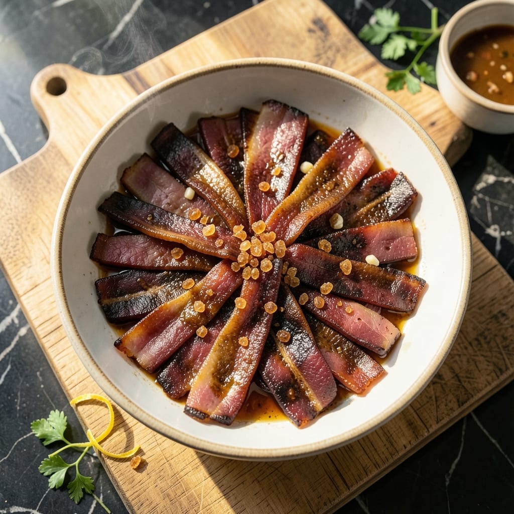 Ham Jerky Recipe: Smoky Chewy Bites for On-the-Go Snacking