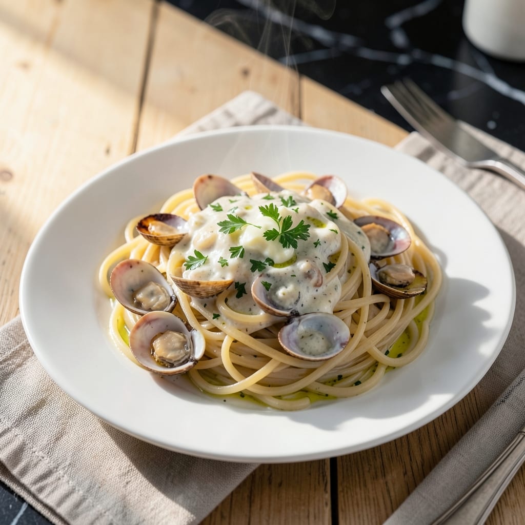 Linguine And Clam Sauce Recipe With Canned Clams: Briny Depth in 30 Minutes