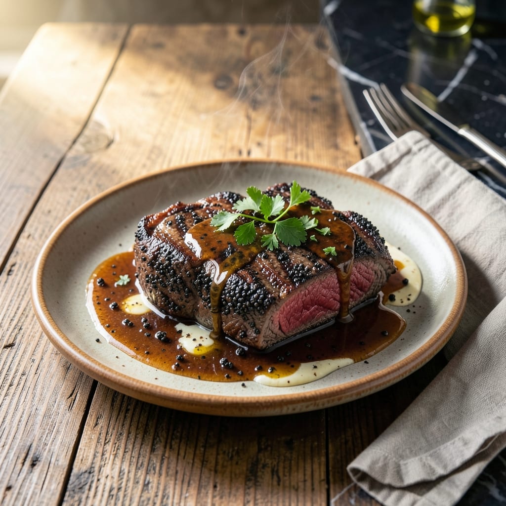 Steak Au Poivre Recipe Ina Garten: Classic Peppercorn Crust with Brandy Cream Steak Au Poivre Recipe Ina Garten: Classic Peppercorn Crust with Brandy Cream