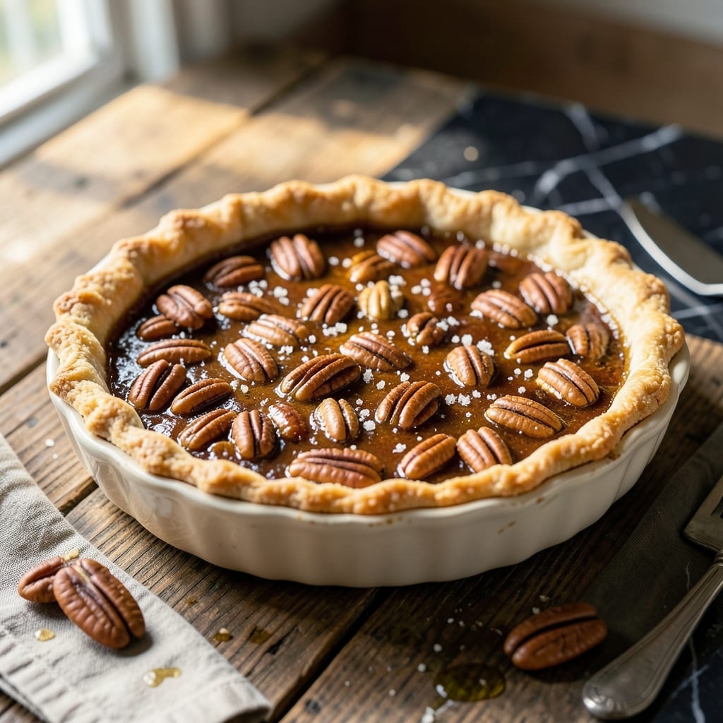 Pecan Pie Recipe Video: Gooey Pecan Filling With Flaky Crust