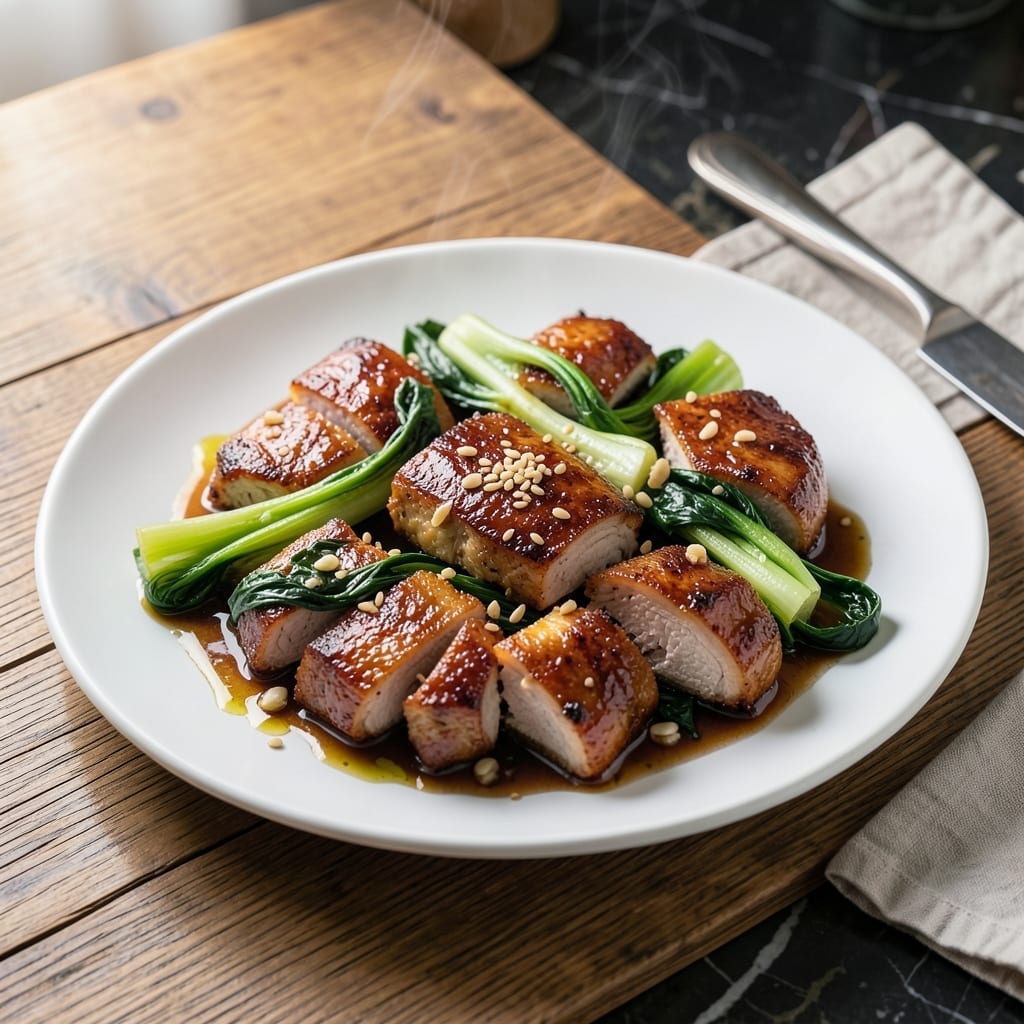 Pork With Bok Choy Recipe Panlasang Pinoy: Savory Garlic-Soy Braised Pork and Greens