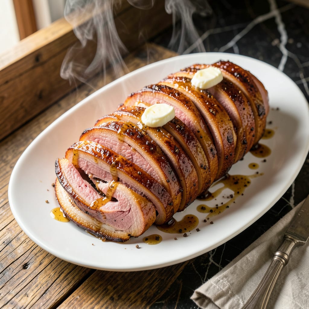 Visual representation of Best Spiral Ham Recipe: Brown Sugar Glazed Holiday Centerpiece