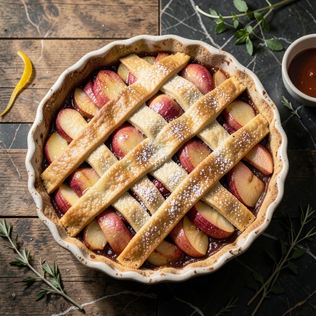 Complete Better Homes and Gardens Apple Pie Recipe: Classic Lattice Top Tradition overview image