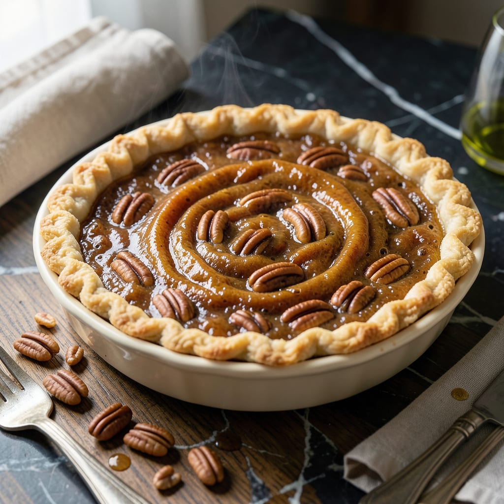 Betty Crocker Pecan Pie Recipe: Classic Holiday Dessert With Gooey Filling example with annotations