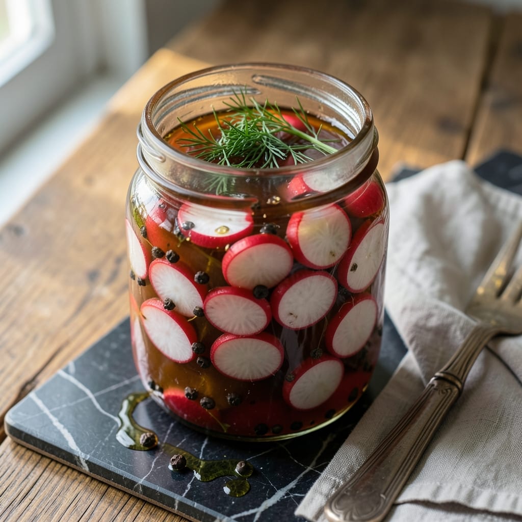 Pickled Radish Recipe Apple Cider Vinegar: Quick Brine for Tangy Crunch