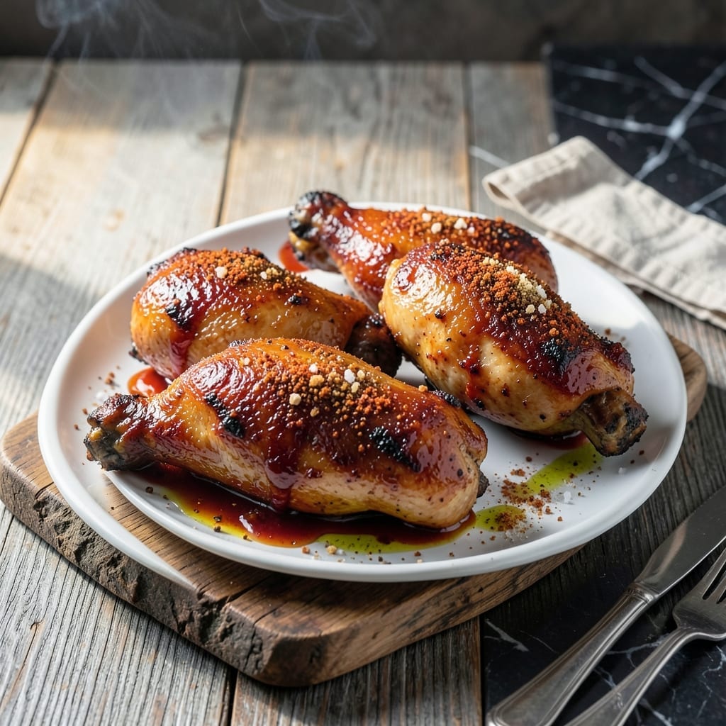BBQ Chicken Quarters Recipe Smoked: Fall-Off-The-Bone Smoky Tenderness