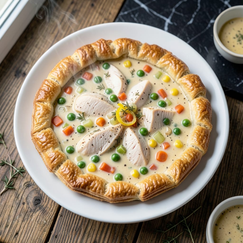 Pot Pie Recipe Cream Of Chicken Soup: Flaky Crust Over Creamy Comfort Pot Pie Recipe Cream Of Chicken Soup: Flaky Crust Over Creamy Comfort