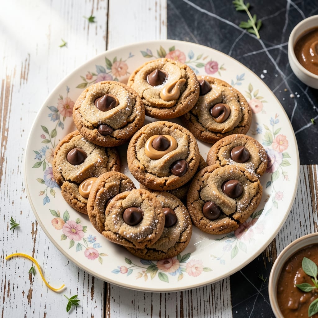 Peanut Butter Cookie Recipe With Mini Reese's Cups: Melty Chocolate Surprise in Every Bite