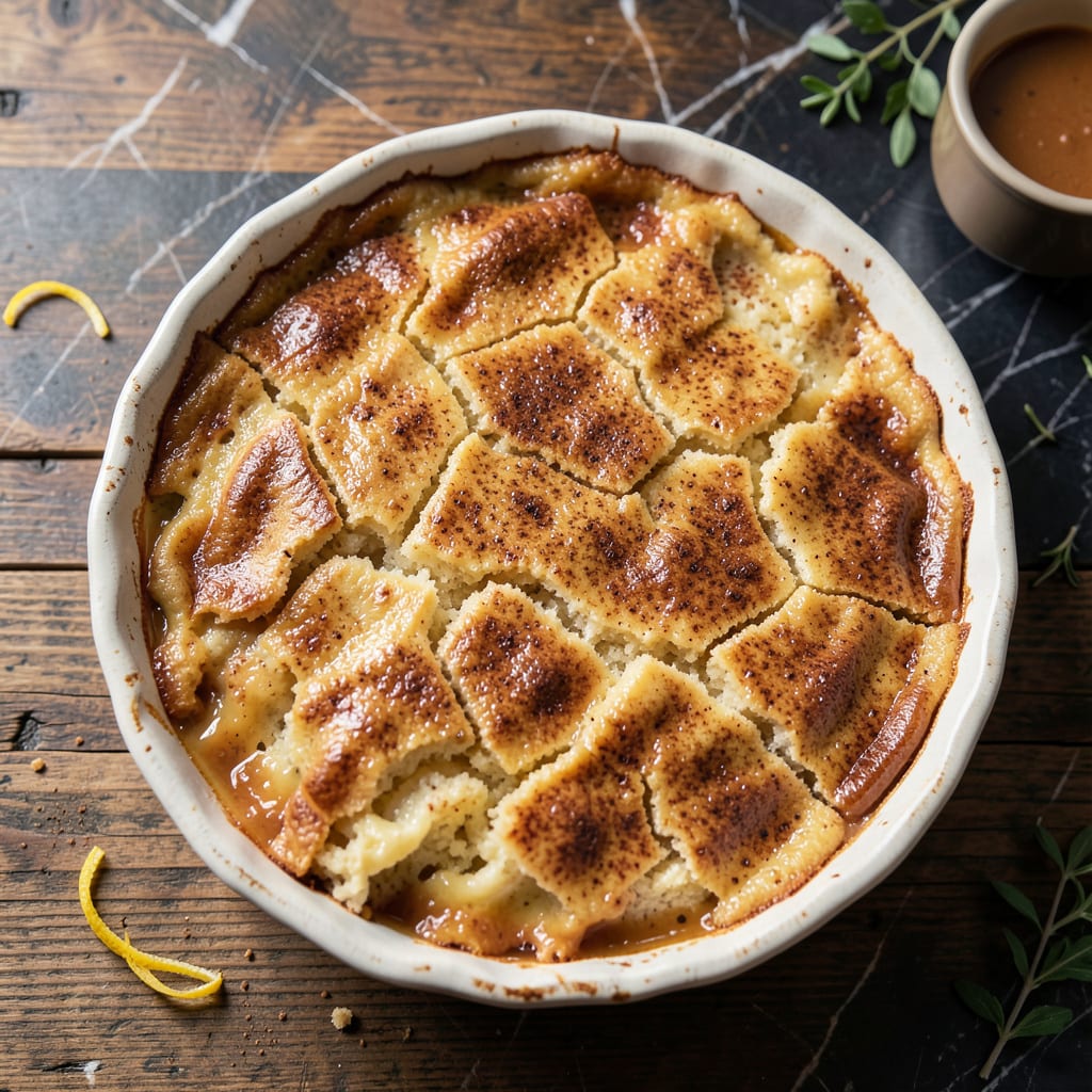 Bisquick Impossible Pie Recipe: Self Forming Crust Magic illustration with key details