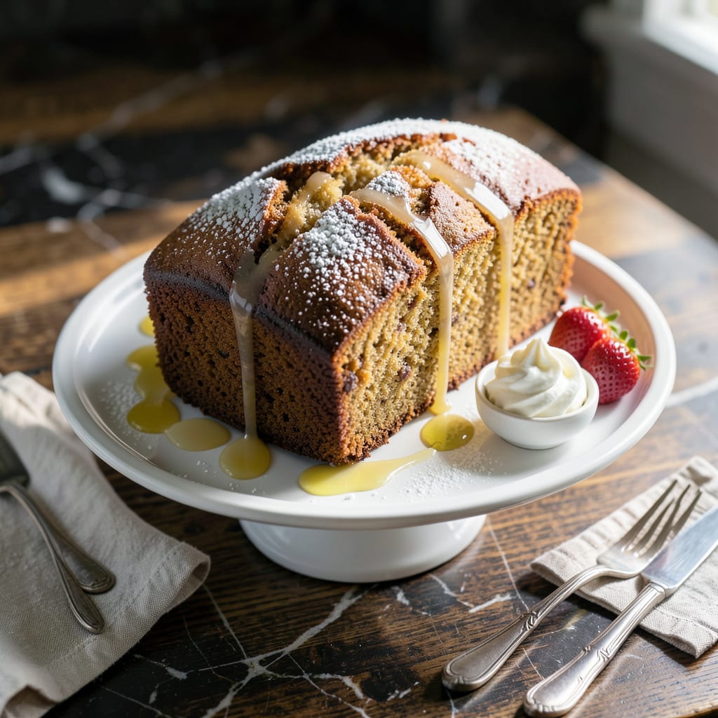 Visual representation of black people pound cake recipe