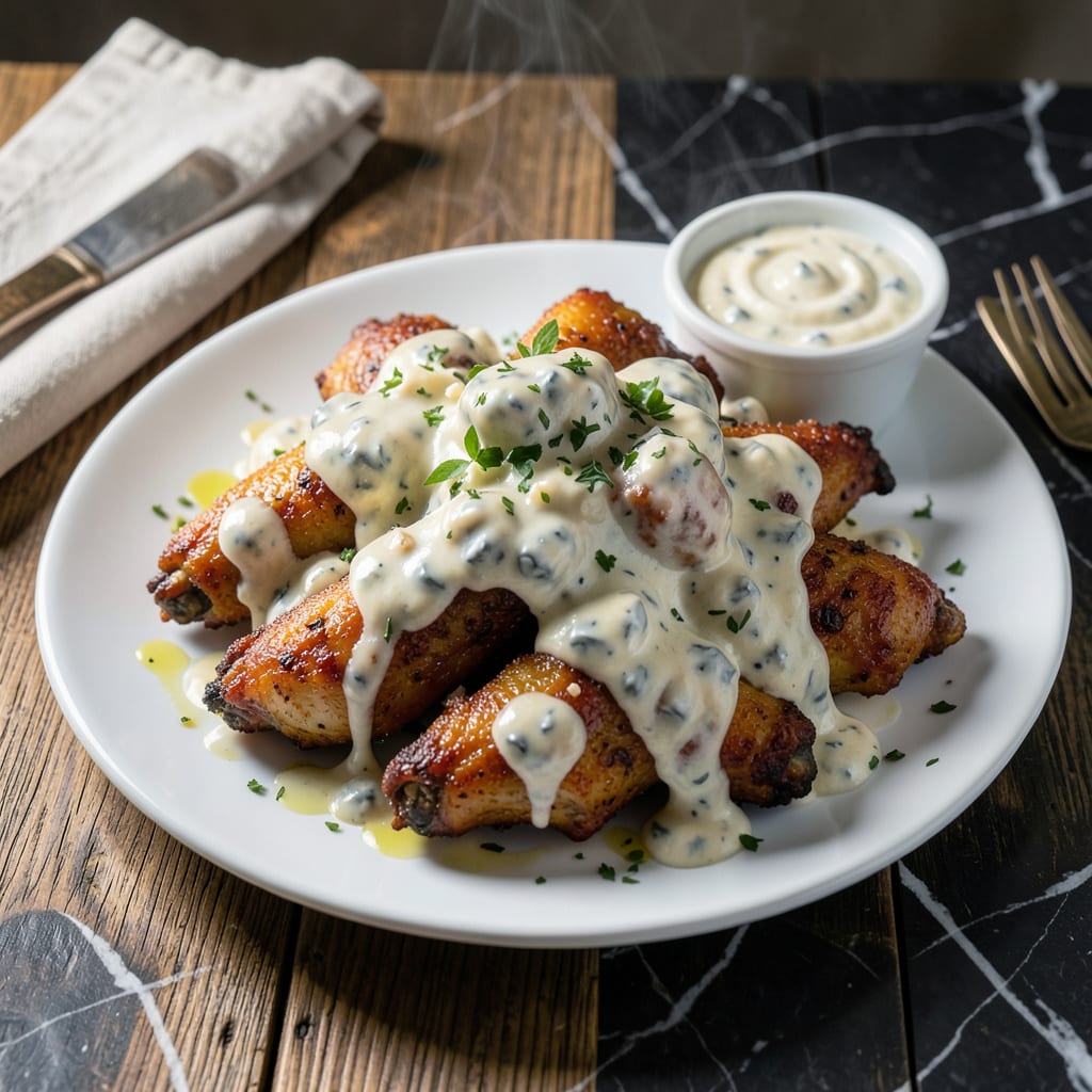 blue cheese recipe for wings detailed visual guide