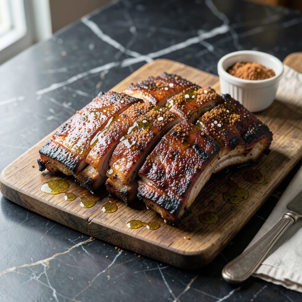 Complete Bobby Flay Ribs Recipe Oven: Smoky Oven Baked Fall Off The Bone Tenderness overview image
