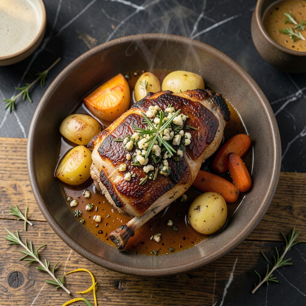 Bone In Pork Recipe: Slow Roasted Succulence With Herbed Crust detailed visual guide
