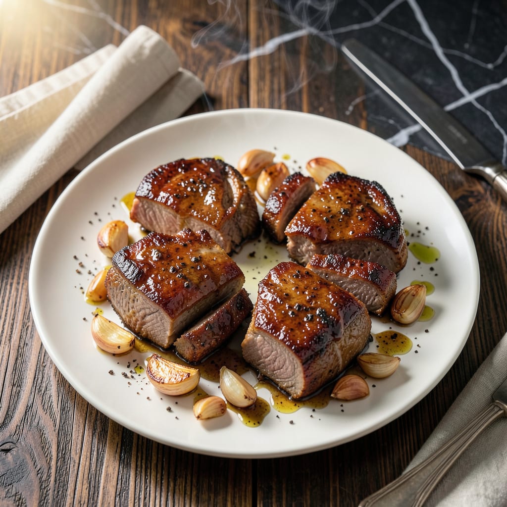 Brown Sugar Pork Chops Recipe: Caramelized Glaze with Juicy Centers example with annotations