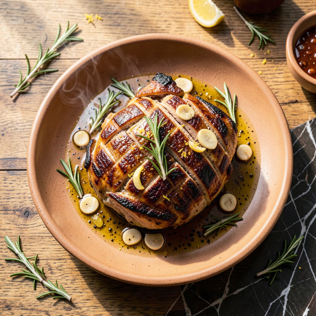 Butterflied Lamb Leg Recipe: Rosemary Garlic Infused Grill Masterpiece example with annotations