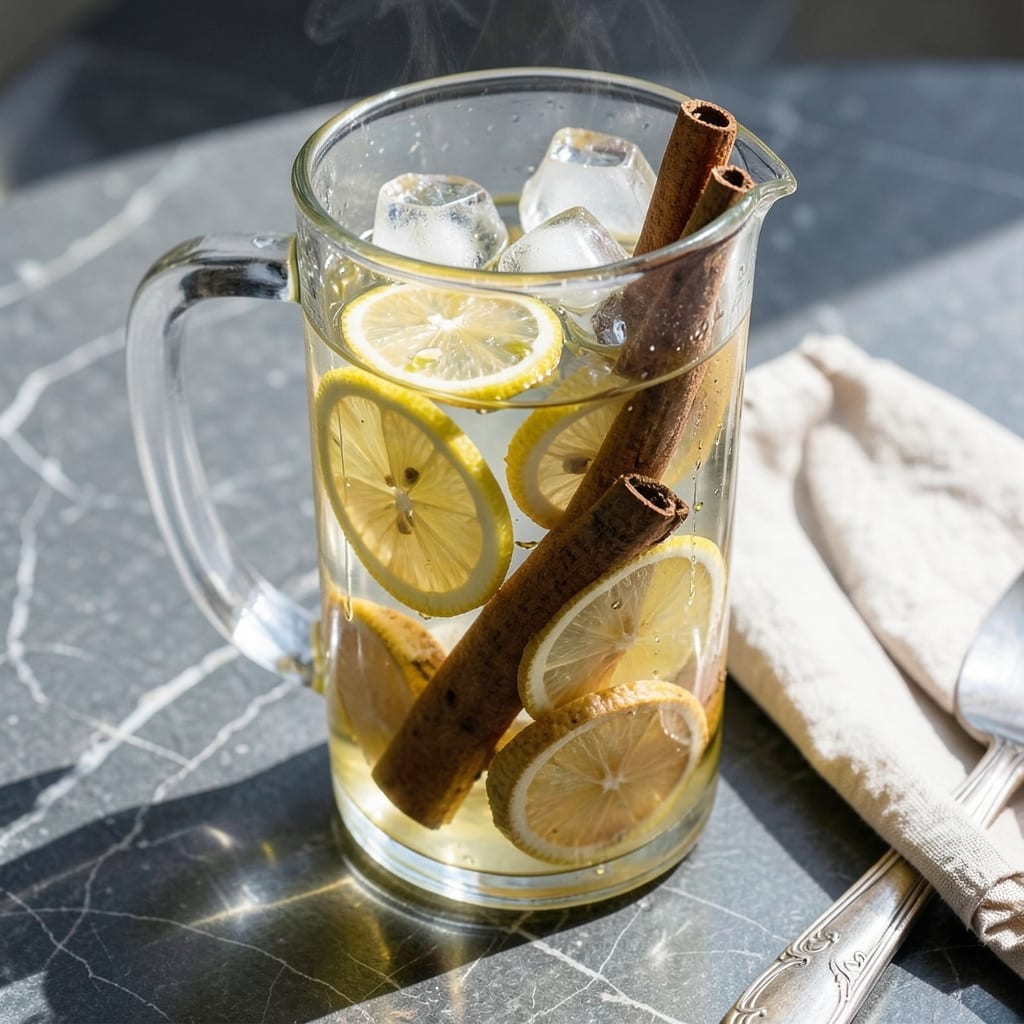 Lemon Ginger Cinnamon Water Recipe: Morning Detox in a Glass